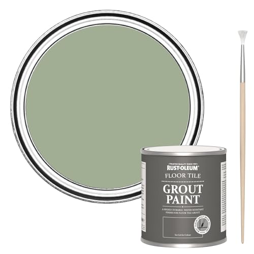 Rust-Oleum Ultra-Durable Green Floor Tile Grout Paint -Bramwell 250ml