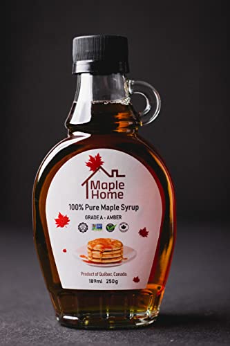 Image of Maple Home 100% Pure Maple Syrup Grade A - AMBER (PRODUCT OF CANADA), 250g