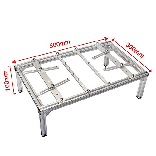 Tool Part for PCB Holder Fixture 500x300x160mm Bracket Clamp Jig for Motherboard Reworking Station - (Color: Simple Kit)