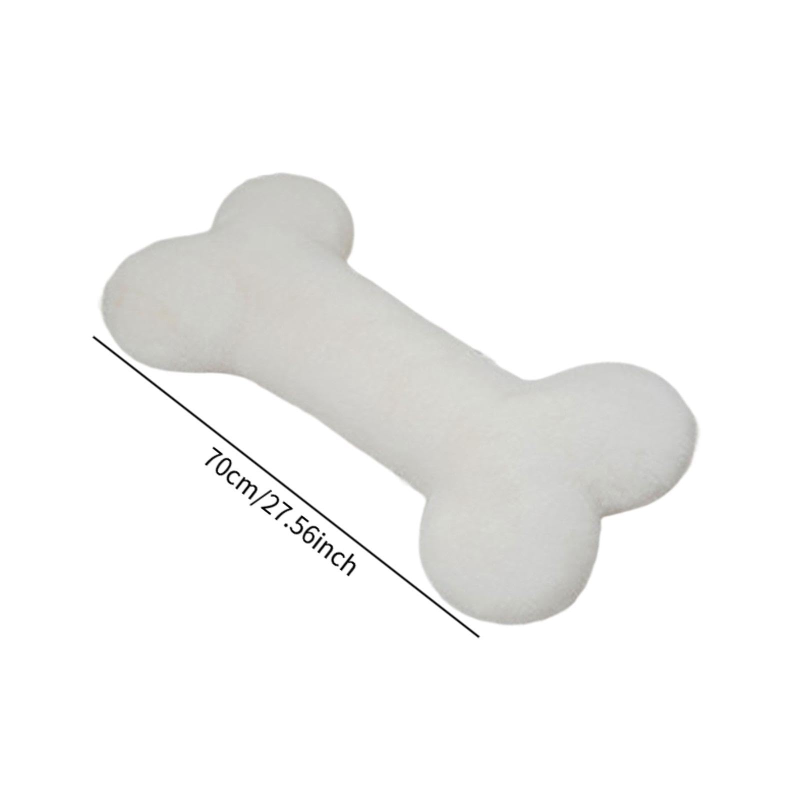 Peluche a Forma di Osso, Ciondolo a Forma di Bambola Imbottita, Bambola di Peluche Morbida, Cuscino da Abbracciare per Dormire, Giocattolo Imbottito C