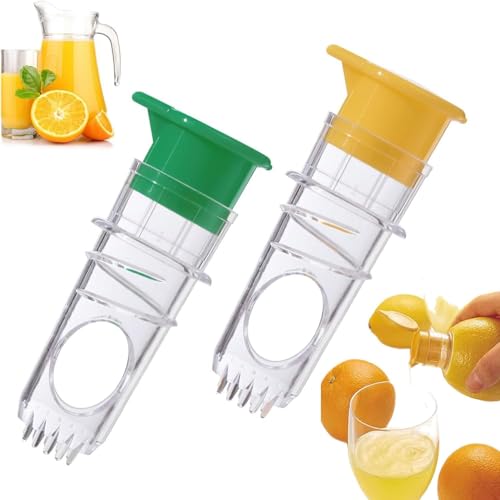 Lemon Squeezer,2025 New Screw-Top Lemon Squeezer Manual Juicer with Built-In Filter Orange Citrus...
