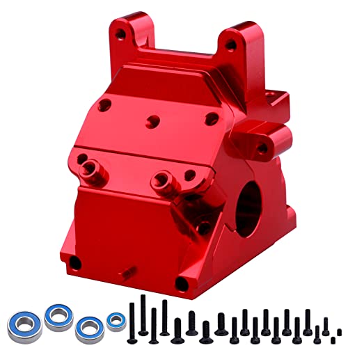 Image of Aluminum Gearbox Case Set HD for 6S Arrma Kraton Typhon Notorious Outcast Mojave Infraction Felony Talion Limitless BLX, Replaces AR310854 (Red)