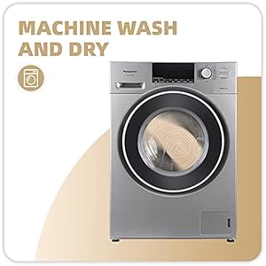 Color&Geometry Original Luxury Chenille Bath Rug Mat, 24x16 Shaggy Rugs, Soft and Absorbent, Machine Wash Dry, Non Slip Carpet Mats for Bathroom, Tub, Shower, Beige