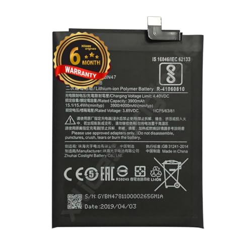 Image of BN47 Battery for Redmi 6 Pro I A2 Lite M1805D1SI Battery with 6 Month Warranty** (B202)