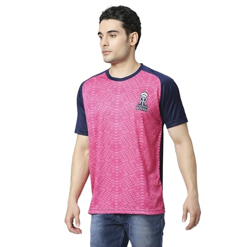 Image of playR x RR Match Jersey 2023 - Men's Plain T-Shirt Regular Fit Activewear Lightweight, Comfortable, Durable Sports Tee for Match Day, Training, Practice Everyday Wear for All Season