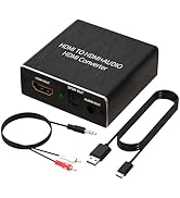 Ozvavzk HDMI Audio Extractor 4K HDMI Optisch Splitter Adapter Audio Konverter Wandler Digital Tos...