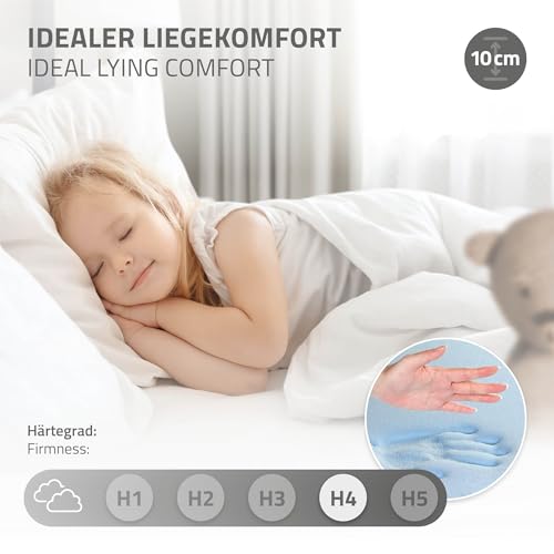 ML-Design Lettino per Bambini a Forma di Casa con