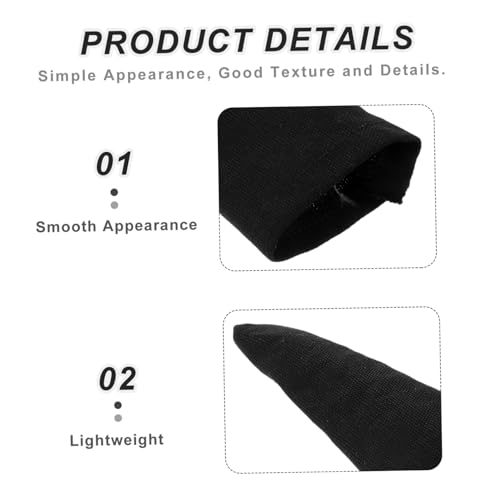 Funda pequeña para boquilla de máquina de nieve para eventos y protección en escenarios en locales. Cubierta de tela negra compatible con soplador miniatura 3