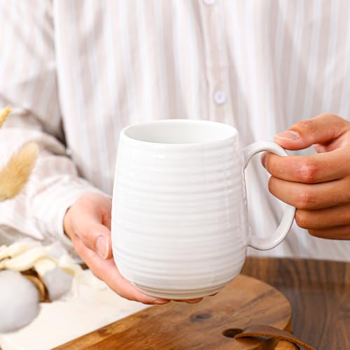 Tazón grande de cerámica 23 oz, apto para microondas miniatura 4