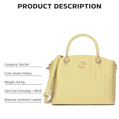 Image of Lavie Signature Women's Quilt Tinian Satchel Handbag | Satchel Bag For Work | Ladies Purse | Stylish Shoulder Bag | Gift For Women
