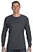 Jerzees Men's Heavyweight Blend 50/50 Long Sleeve T-Shirt (Charcoal Grey, X-Large)