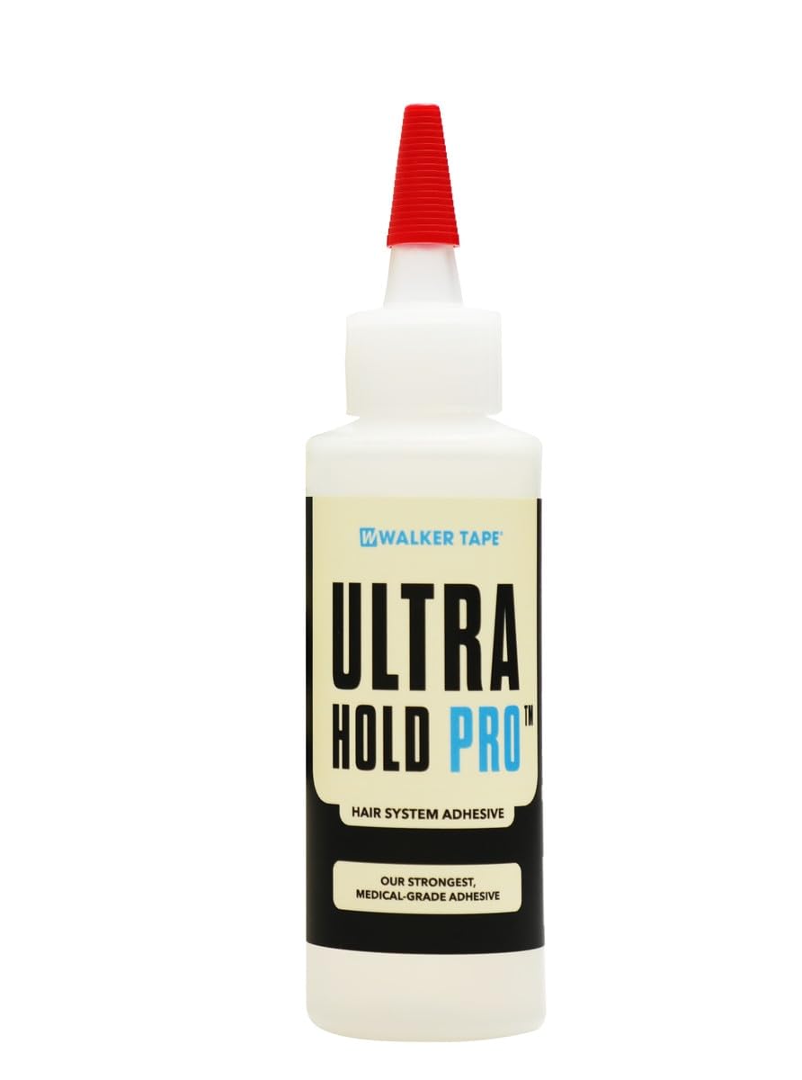 Ultra Hold Pro – Medical-Grade Silicone Adhesive for Hair Systems, Wigs & Toupees – Waterproof, Long-Lasting Bond (Ultra Hold Pro - 4 Fl Oz, Squeeze