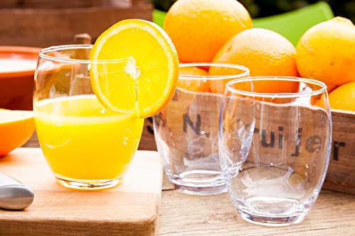 alpina Trinkgläser - Wassergläser Set 6 Stück - 350 ml - Spülmaschinenfest