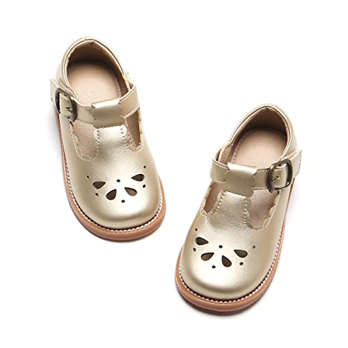 Image of Felix & Flora Toddler Little Girl Mary Jane Dress Shoes - Ballet Flats for Girl Party School Shoes