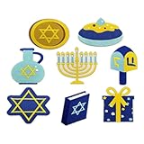 Angoily 8 Piezas De Parches Termoadhesivos Con Diseño De Dibujos Animados Para Decoración De Hanukkah Parches De La Estrella De David Accesorios Para Festividades Judías