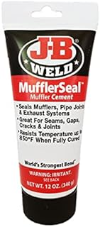 J-B Weld MufflerSeal Muffler Cement Plastic Tube 12 oz, Model Number: 37912