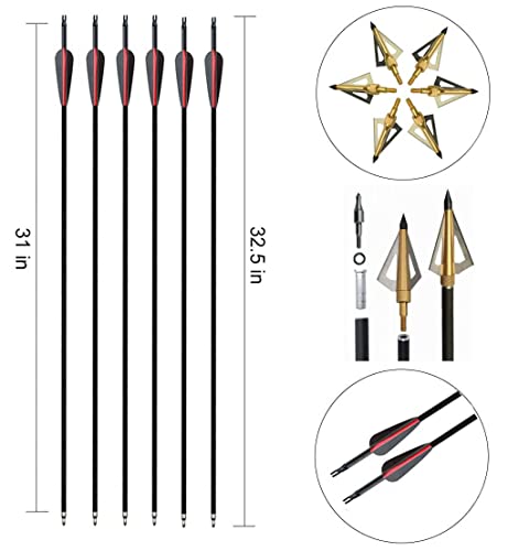 Monleap Archery 53" Takedown Recurve Bow and Arrows Set for Adults Right Hand Longbow Kit Straight Bow for Beginner Shooting Practice 30 40lb(30LB) - Image 2