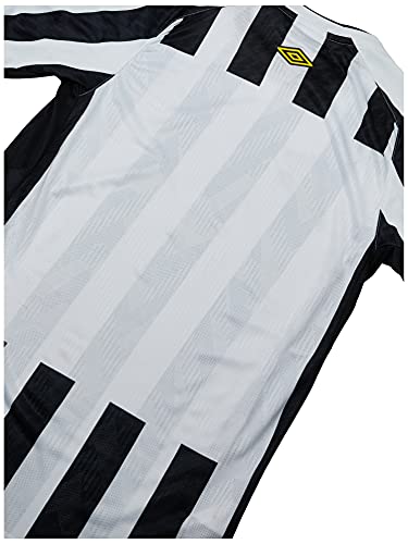 Camisa Santos Oficial 2 2021, Umbro, Masculino, Branco/Preto, P