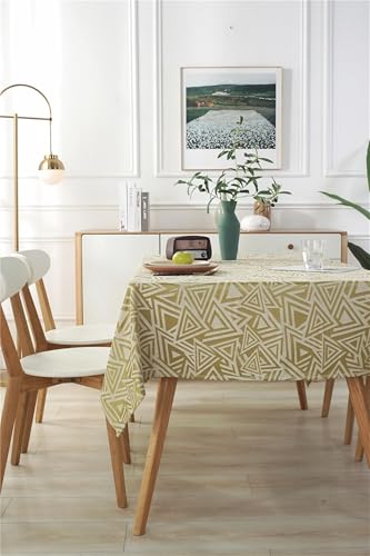Nappe rectangulaire jacquard haut de gamme en polyester à motif géométrique - 5