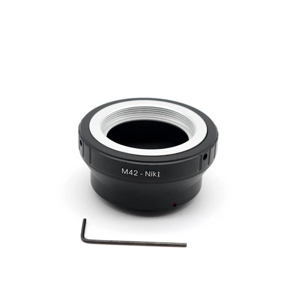 M42-NIK 1 Lens Adapter Ring for M42 Mount Lens and for Nikon 1 Mount Camera V1/V2/V3/S1/S2/J1/J2/J3/J4/AW Metal Lens Adapter Ring Manual Focus Adapter Ring-image-44