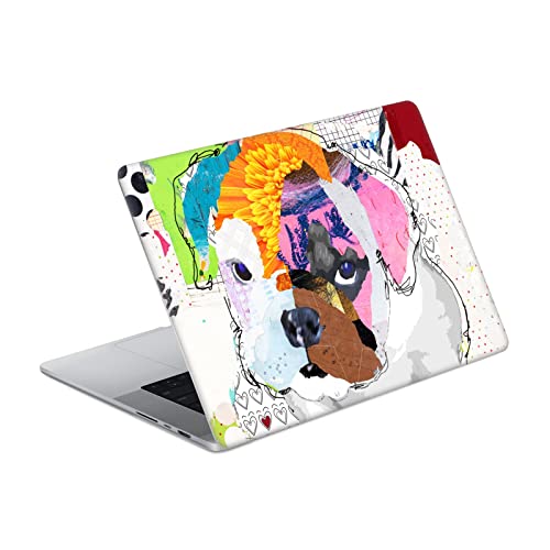 Protection MacBook Pro 16 A2485 anti-rayure avec autocollant chien bouledogue Michel Keck