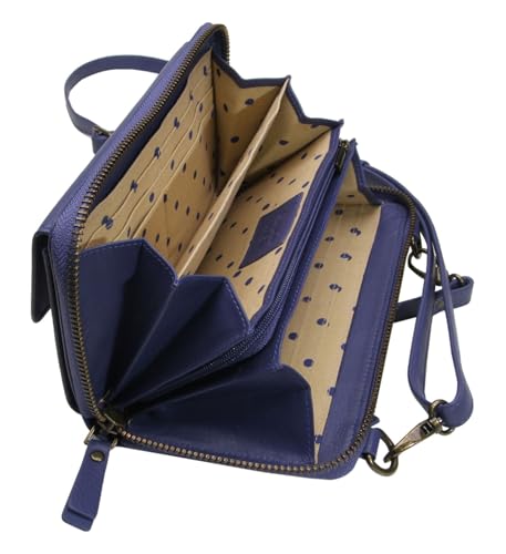 Wallet Bag Esquire Peru para móvil color azul noche con ranuras para tarjetas 2