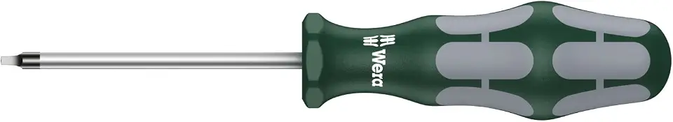 WERA Kraftform Plus 368 Square Socket #1 Professional Screwdriver, 3-1/8" Shaft Length