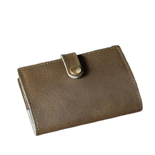 カードホルダー(イタリアレザー ネブラスカ) (オリーブ)