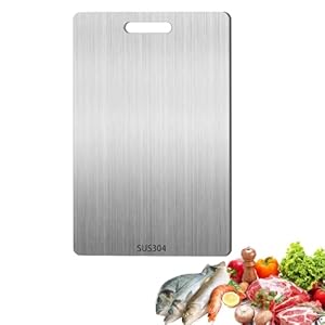 Titanium Chopping Board, Multifunctional Titanium Chopping Board, Pure Titanium Food Grade Chopping Board to Ensure the Original Taste of Ingredients