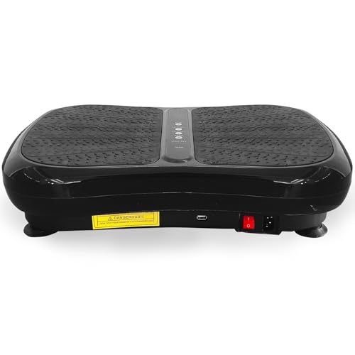 Vibration Plate,Vibration Platform Exercise Machine For Lymphatic Drainage, 330 LBS Capacity Vibration Plate For Whole Body Workout with Bluetooth,Resistance rope, Remote Control