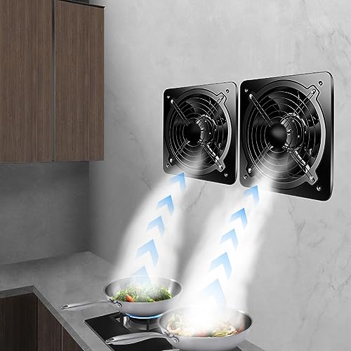 Miniatura 7 de Extractor De Ventilación De 4 Pulgadas Para Montar En La Pared, Ventilador De Aire De Escape Axial, Ventilador De Garaje