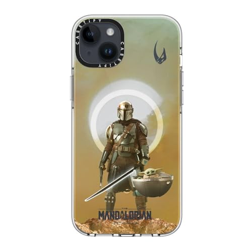 Coque de luxe iPhone 14 Plus transparente CASETiFY Mandalorian premium - 5