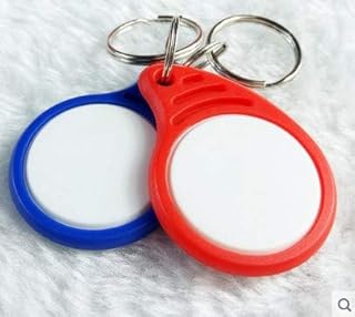 125Khz RFID Proximity ID Card EM 4100/4102 Keychains Blue Access Key Fob (100pcs)
