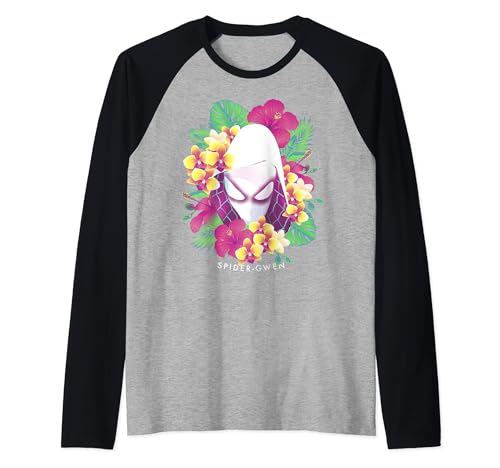 Spider-Man Spider-Gwen T-shirt de Baseball Marvel Cadeau Idéal Fans