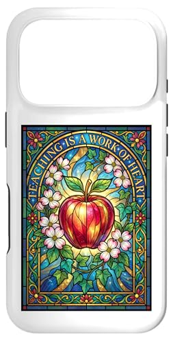 Teaching Is A Work Of Heart �X�e���h�O���X �A�b�v���搶 �X�}�z�P�[�X iPhone 17 Pro �p
