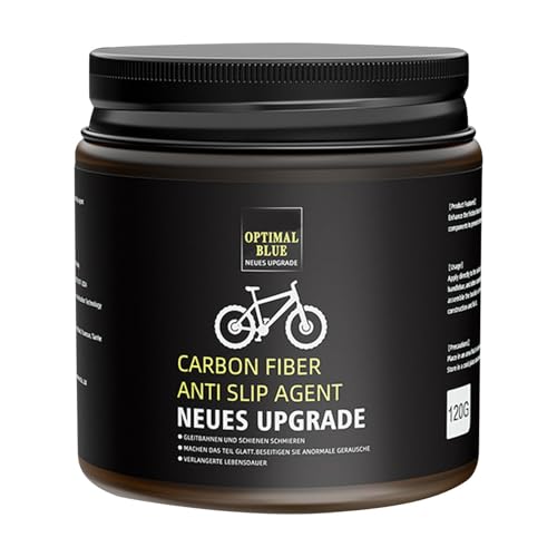 Grasa para montaje de ciclismo, lubricante de fibra de carbono, grasa para montaje de ciclismo, herramienta de reparación de ciclos de fibra de carbono, agente multifuncional de 120 g para tija de sil