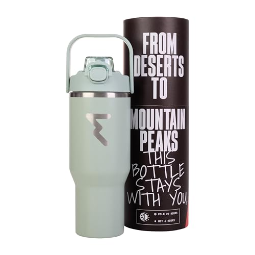 Botella Térmica 1.2L – Elitex Training | Aluminio | Conserva Frío 24h y Calor 6h | Tapón Hermético Antiderrames | para Gym, Oficina y Viajes (Verde)