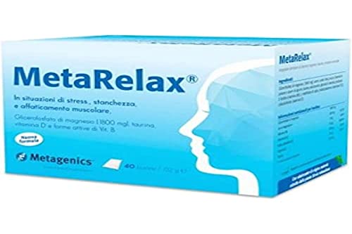 Metagenics Integratore Alimentare Metarelax, 40 Bustine