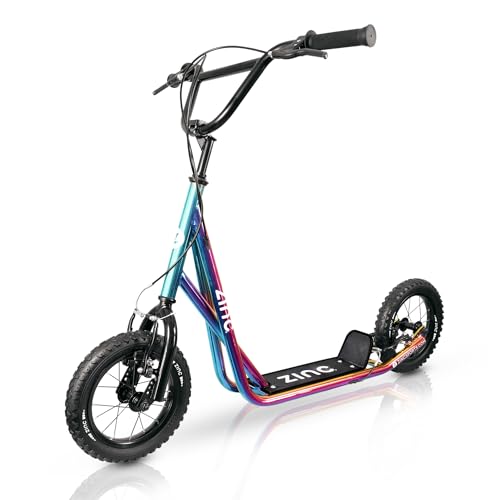 Zinc Neochrome BMX Scooter for Kids with Big Wheels