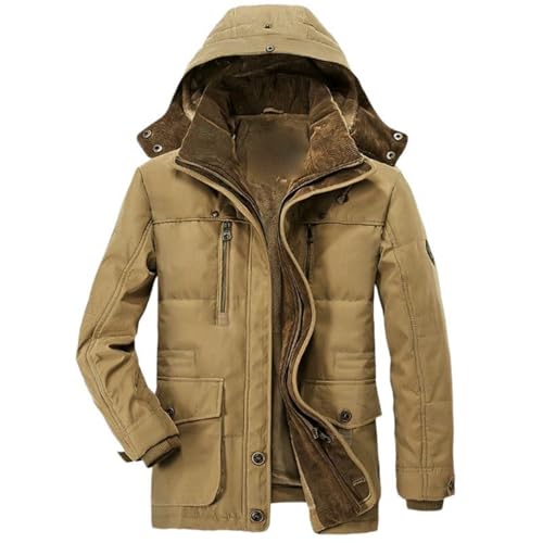 Veste en coton homme pour affronter l'hiver avec sa doublure polaire douce