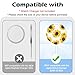 CameCosy Silicone Case for Apple Watch Charger 2024, Cute Sunflowers Design Soft TPU Anti-Scratch Protective Cover for Wireless iWatch Charger Cables