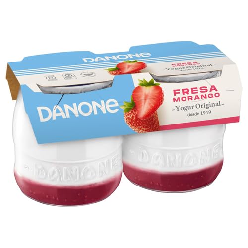 DANONE YOGUR Y POSTRE ORIGINAL VIDREO 2X130g. (PACK 6 Und.) (CON FRESA)