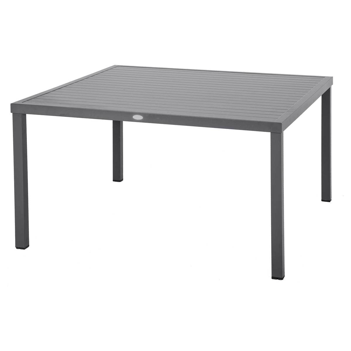 Table de Jardin Hespéride carrée Piazza 8 Places Graphite - Hespéride