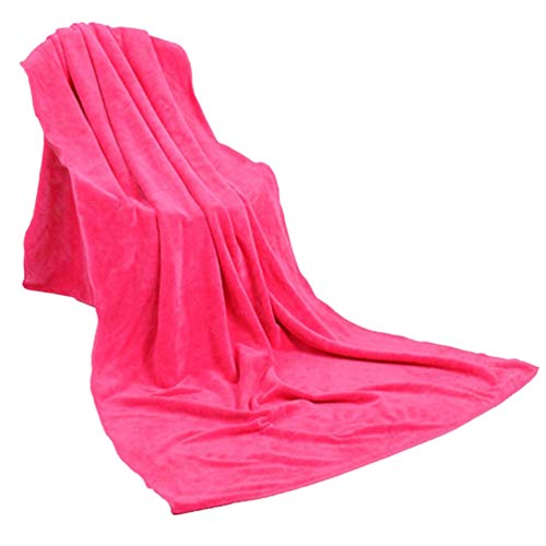 Toalha de secagem rápida BESPORTBLE 180 x 80 cm, toalha de banho para viagem, acampamento, esportes,