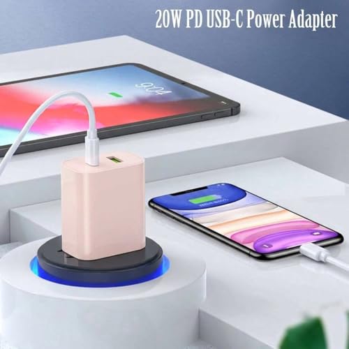 Image of 2 Pack USB C Charger Block, Dual Port Type C Wall Charger Fast Charging 20W Power Adapter Cube for iPhone 14 /14 Pro /14 Pro Max /14 Plus /13 /12 /11, XS /XR /X, iPad, Samsung, More