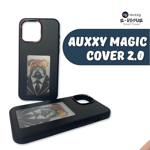Image of Auxxy Magic Cover 2.0 for iPhone 15 Pro with Upgraded Display (Blue)