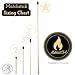 Extra Long 100 Color Safety Matches Bundle (8 inches) - Replacement Refill Long for Fireplace Candles - Wooden Wood Match Sticks