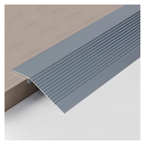 Aluminum Floor Transition Strip, 3 Ft Threshold Ramps for Doorways, Wheelchairs Ramps Transition-Strip, Widening Metal Doorway Edge Trim(Blue)