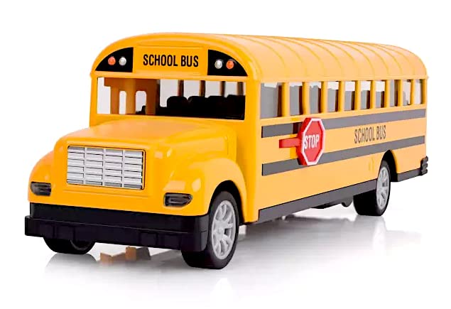 WOW Toys - Delivering Joys of Life || School Bus || Die cast Metal || Yellow