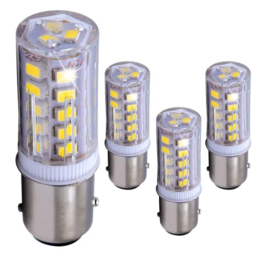 HQRP 4-Pack Lámpara LED BAY15d Compatible Marina
